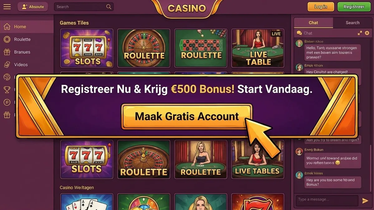 Aanmelden met bonus